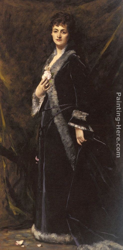 Charles Auguste Emile Durand A Portrait of Helena Modjeska Chlapowski